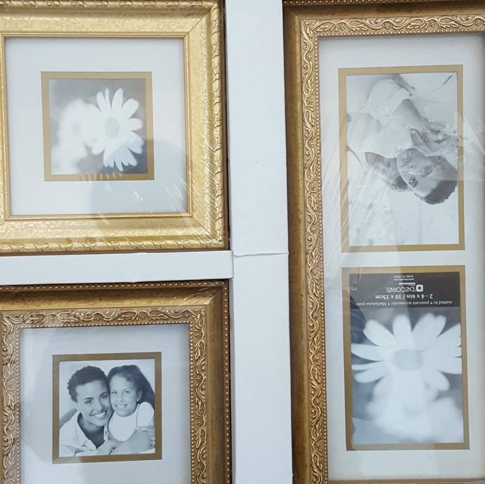 Gold accented frames